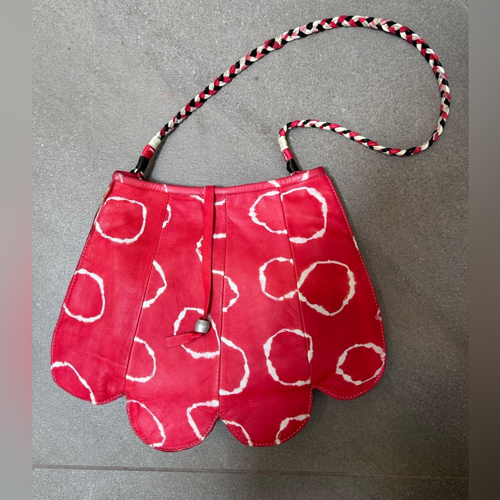 Konjo Red or Black Ethiopian Nappa Leather Designer Handbags